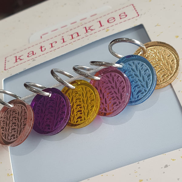 Ring Stitch Markers / Round Knit / Acrylic