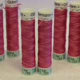 Coral Pink #733 -  Gutermann Buttonhole Silk Twist / 10m spool