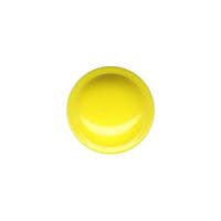 Button Yellow / Domed / Shiny
