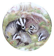 Button Grey / "Badger" / Matte