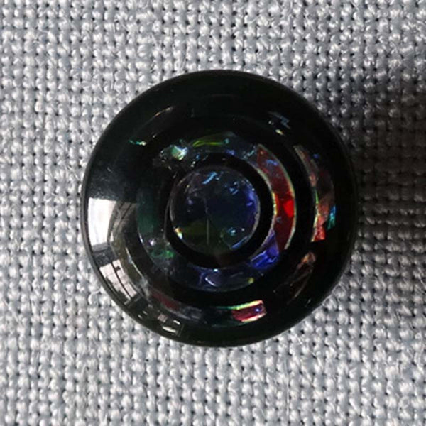 Button Black / Dome / Shiny