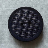 Blue / Textured / Flat / Matte Wooden Button