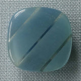 Blue Diagonal Stripe Square shank Button