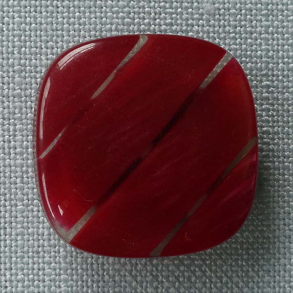 Red / Flat / High Gloss / Striped Button