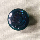 Green Polyester shank Button with Spiral Colours