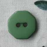 Button Green / Octagon / Shiny