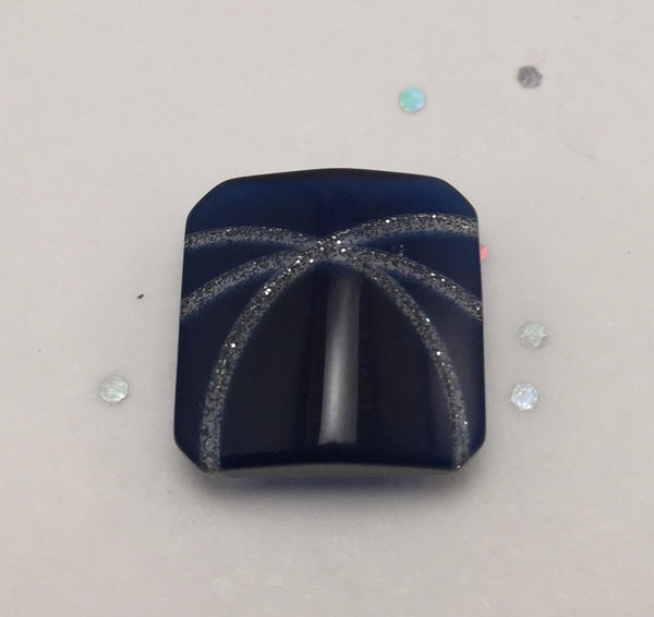 Square / Silver (sparkle) Lines / Shiny - 8 Colours Available
