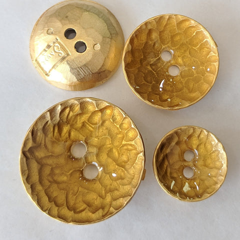 Gold and resin / ABS Metal Coated / Concave