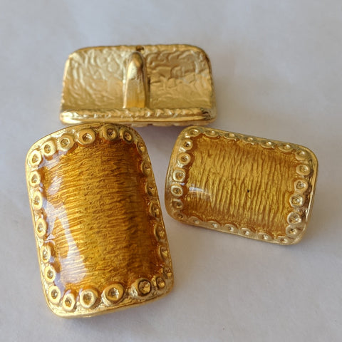 Gold and resin / ABS Metal Coated / Convex