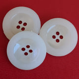 White-cream / Opalescent Centre / 4 Hole
