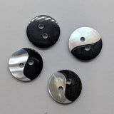 Ying Yang / Shell Inlay / 2 Hole