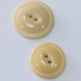 Natural / Vegetable Ivory / Cats Eye / 2 Hole