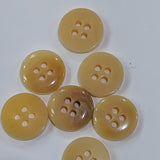 Natural / Vegetable Ivory / Shirt Button / 4 Hole