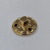 Flat / Metal / Shiny / Shank