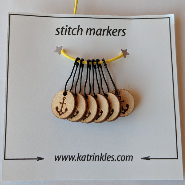 Pin Stitch Markers / Bamboo