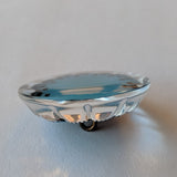 Clear / Reverse Painted / Vintage / Lucite