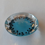Clear / Reverse Painted / Vintage / Lucite