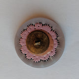 Clear / Reverse Painted / Vintage / Lucite