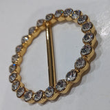 Gold or Silver and Diamante Buckle