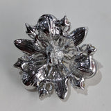 Cat-eye Stones & Swarovski Crystal / Silver / Shank