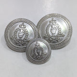 Blazer with Classic Crest / Textured Rim / Silver / Shank