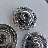 Snap fasteners / Decorative / Diamante