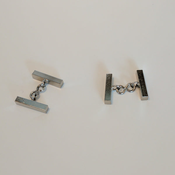 Cufflinks / Bar / Nickel