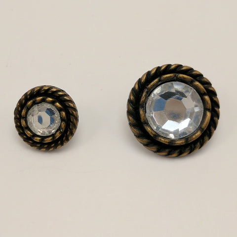 Bronze / Rope Edge / Diamante Centre