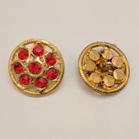 Gold / Red Diamantes