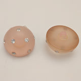 Pink /  Full Ball / Semi-Opaque with Diamantes