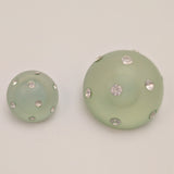 Green /  Full Ball / Semi-Opaque with Diamantes