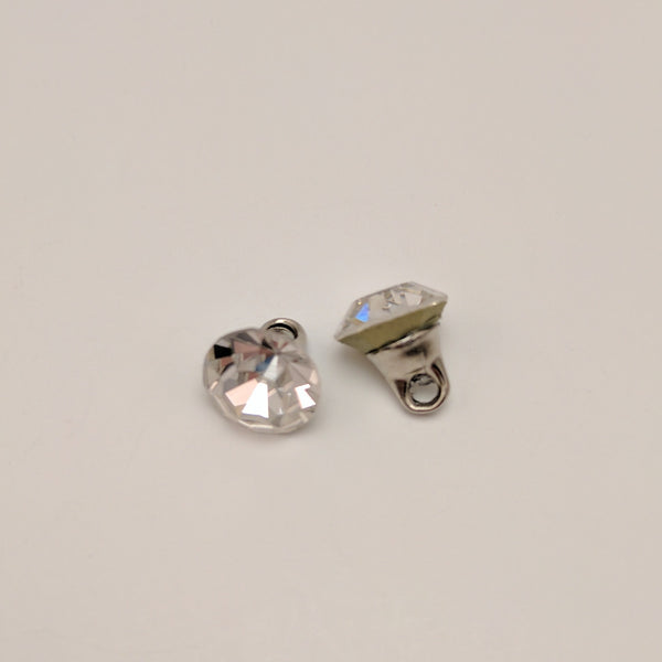Clear (diamond) / Single Diamante / Shank