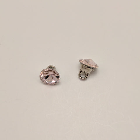 Pink / Single Diamante / Shank