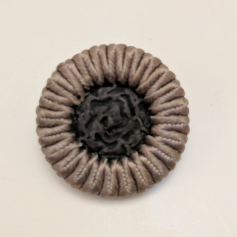 Light Brown /  Corded Fabric / 1950's French Shank