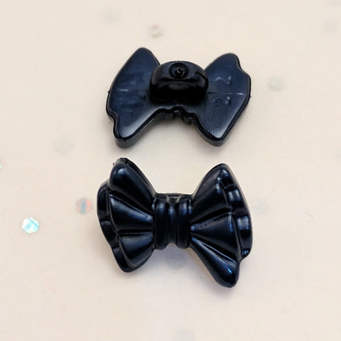 Dark Blue (Navy) Bow - Plastic Shank