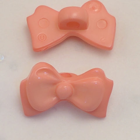 Light Pink Bow - Plastic Shank