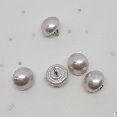 Lilac (Purple) Pearl / Half Ball / Metal Shank