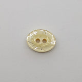 Oval Shirt Button / 5 Colours / with Metallic Strands