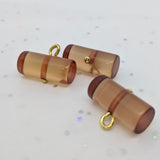 Amber Colour Button / Toggle / Transparent Roll