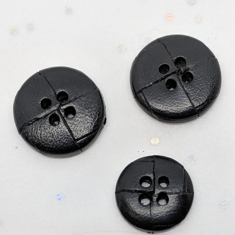 Black / Quarters / Matte Leather