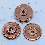 Snap fasteners / Decorative / Rose Gold