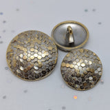 Silver and Gold / Decorative and Textured Top / Metal