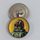 Vintage Robots / Blue Robot / Acrylic Dome