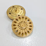 Gold  / Cut outs  / Matte