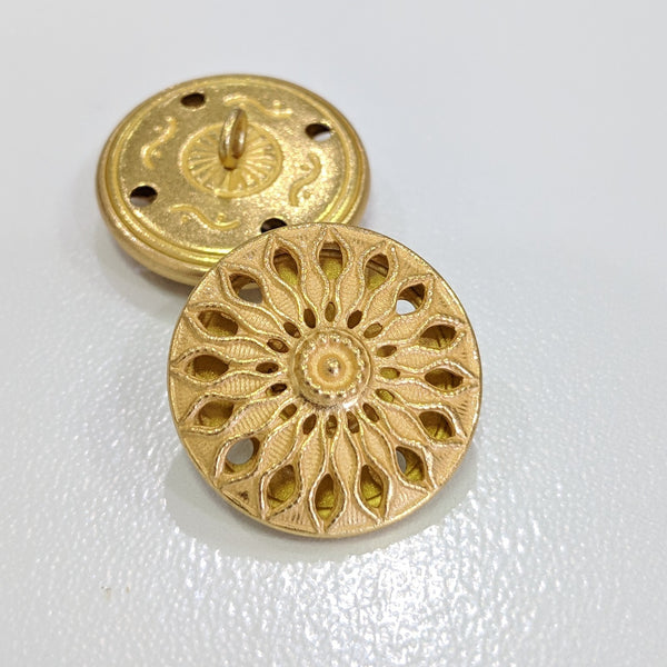 Gold  / Cut outs  / Matte