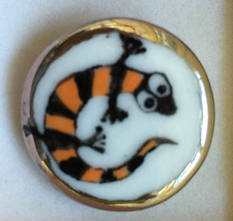 Button Orange / Gekko / Shiny