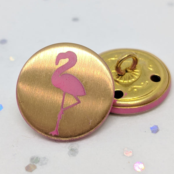 Flamingo / Pink and Gold / Shank