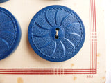 Button Blue / Pinwheel / Matte