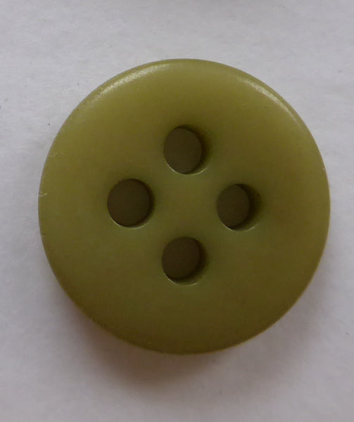 Dark Olive Green / Classical Flat / Matte Button