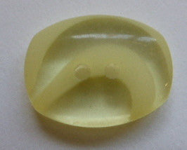 Yellow / Oval / Shiny button